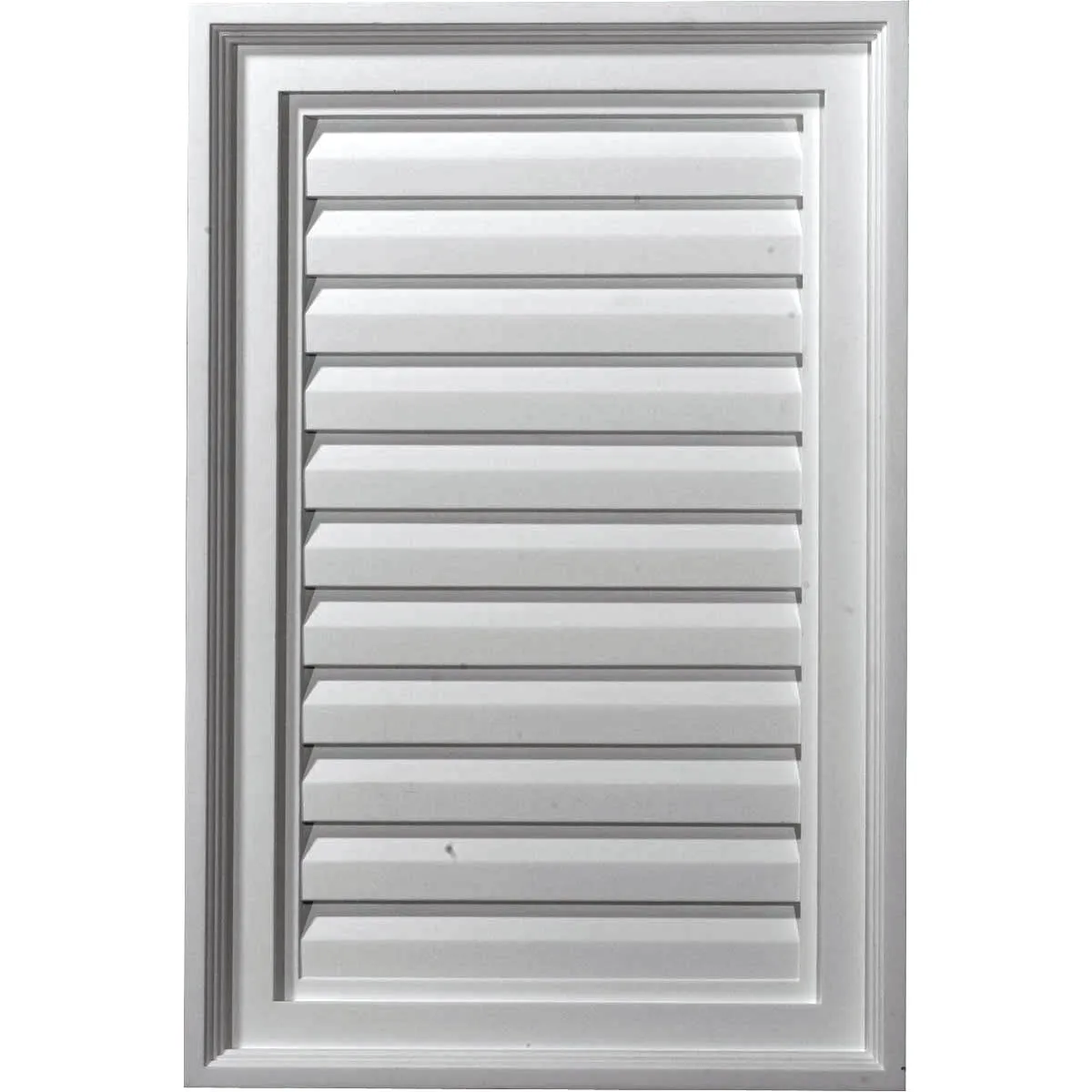 16'W x 16'H Rectangle Urethane Gable Vent Louver, Non-Functional