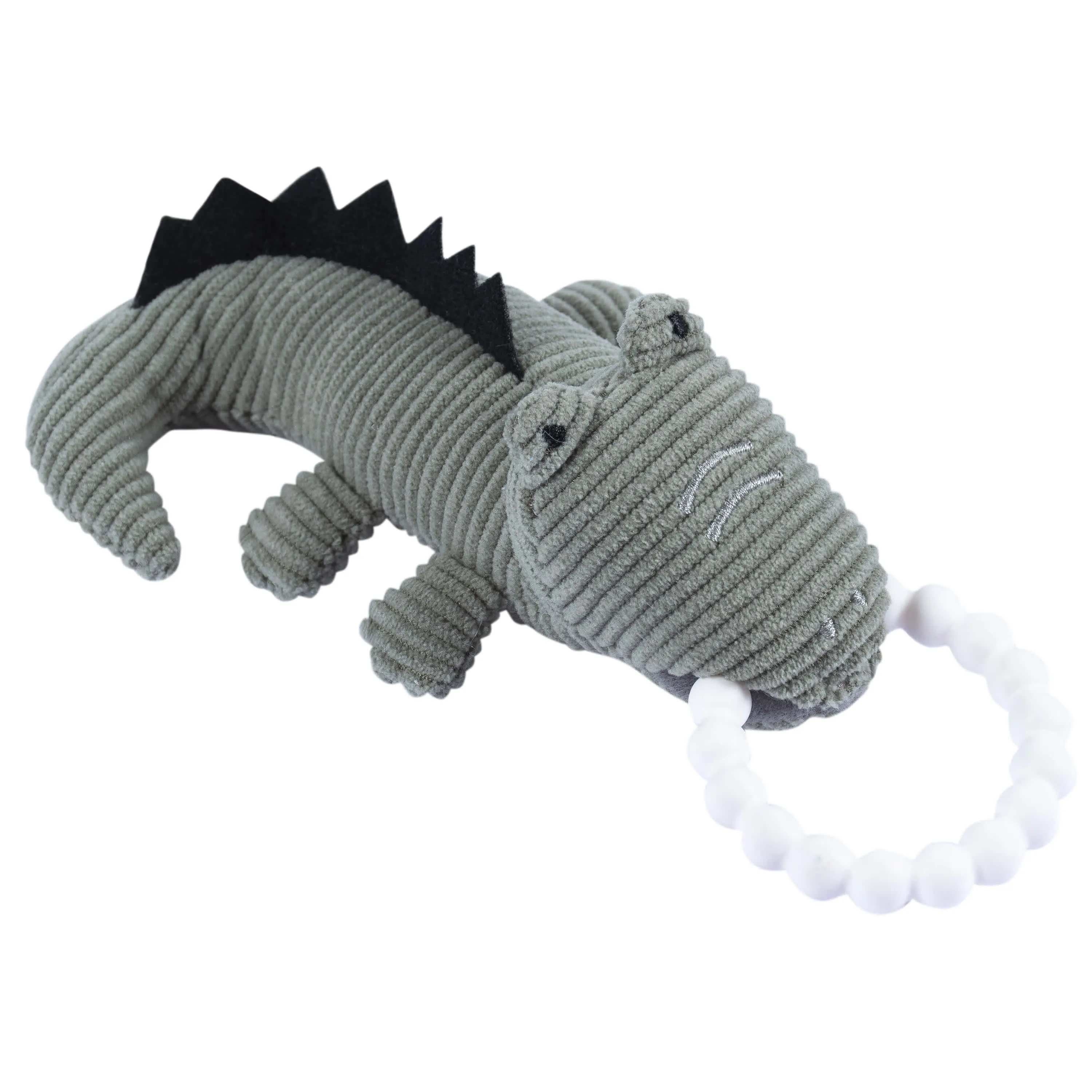 2-Piece Baby Boys Cheetah & Crocodile Rattle and Teether Set