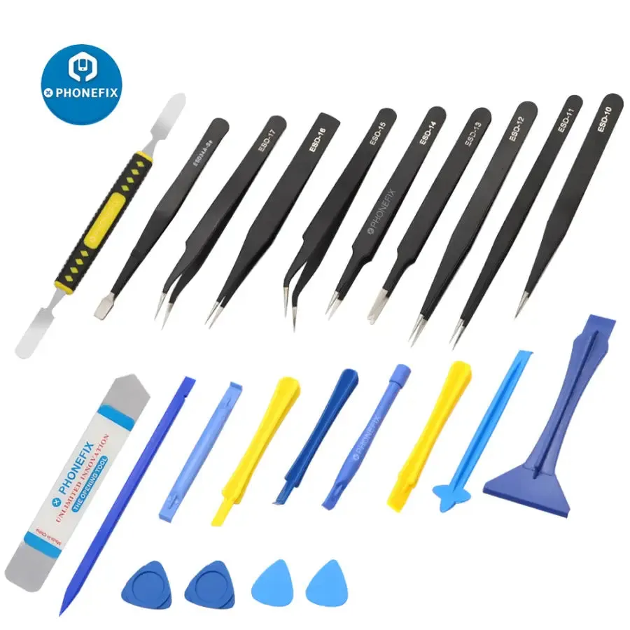 23 In 1 Professional Tweezers Set Screen Opening Toolkit For Phone Repair