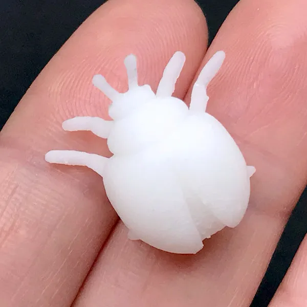 3D Printed Beetle Figurine | Fake Insect Inclusion for Resin Jewelry Making | Filling Material for Resin Crafts (1 piece / 20mm x 20mm)