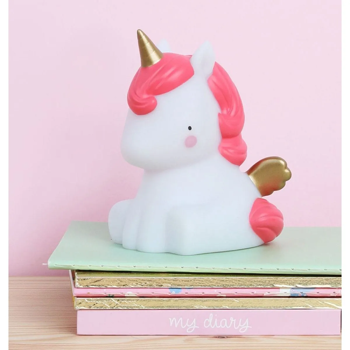 A Little Lovely Company Little Light Unicorn - Gold