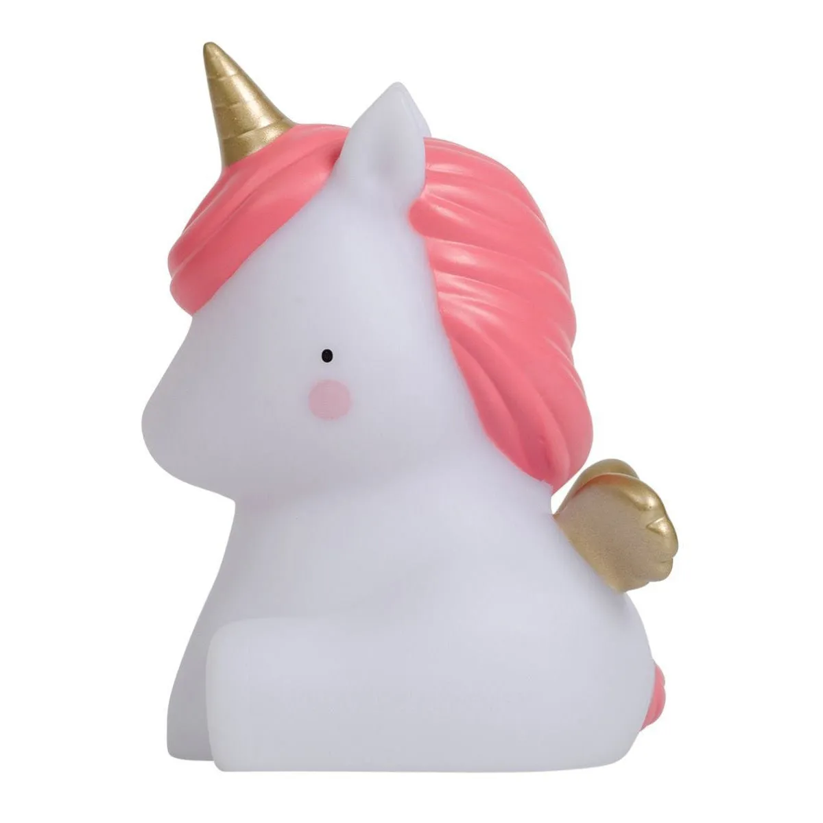 A Little Lovely Company Little Light Unicorn - Gold