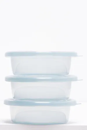 Abc 3 Pack On The Go Bowls With Lids Blue