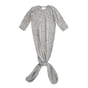 Aden and Anais Snuggle Knit Knotted Gown - Heather Grey