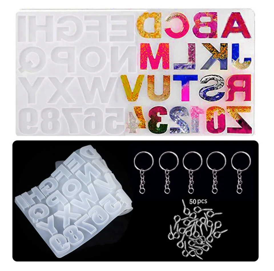 Alphabet Number Keychain Kit