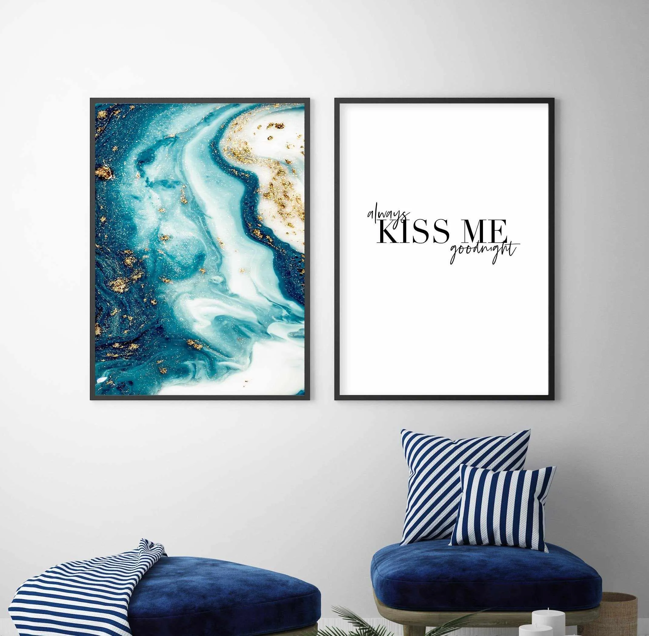 Always Kiss Me Goodnight | PT Art Print