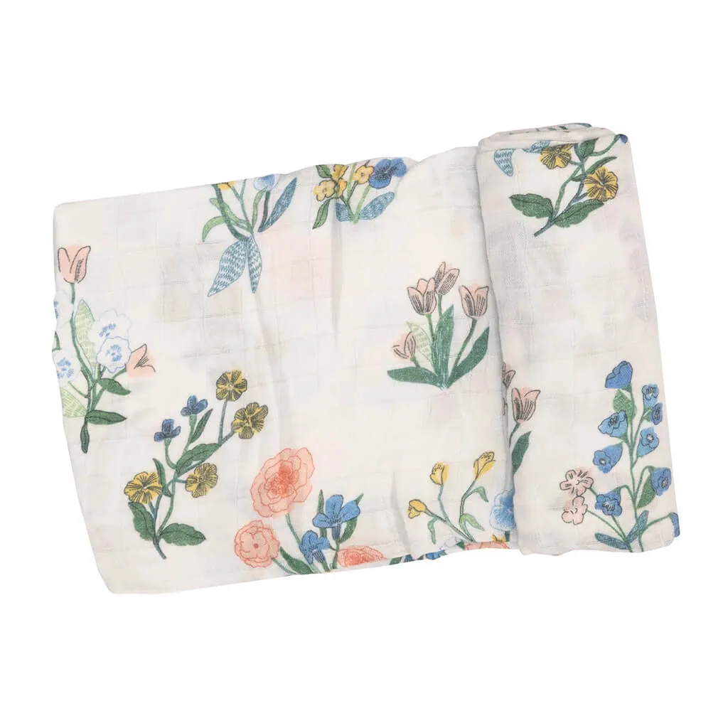 Angel Dear Muslin Swaddle Blanket Urban Floral