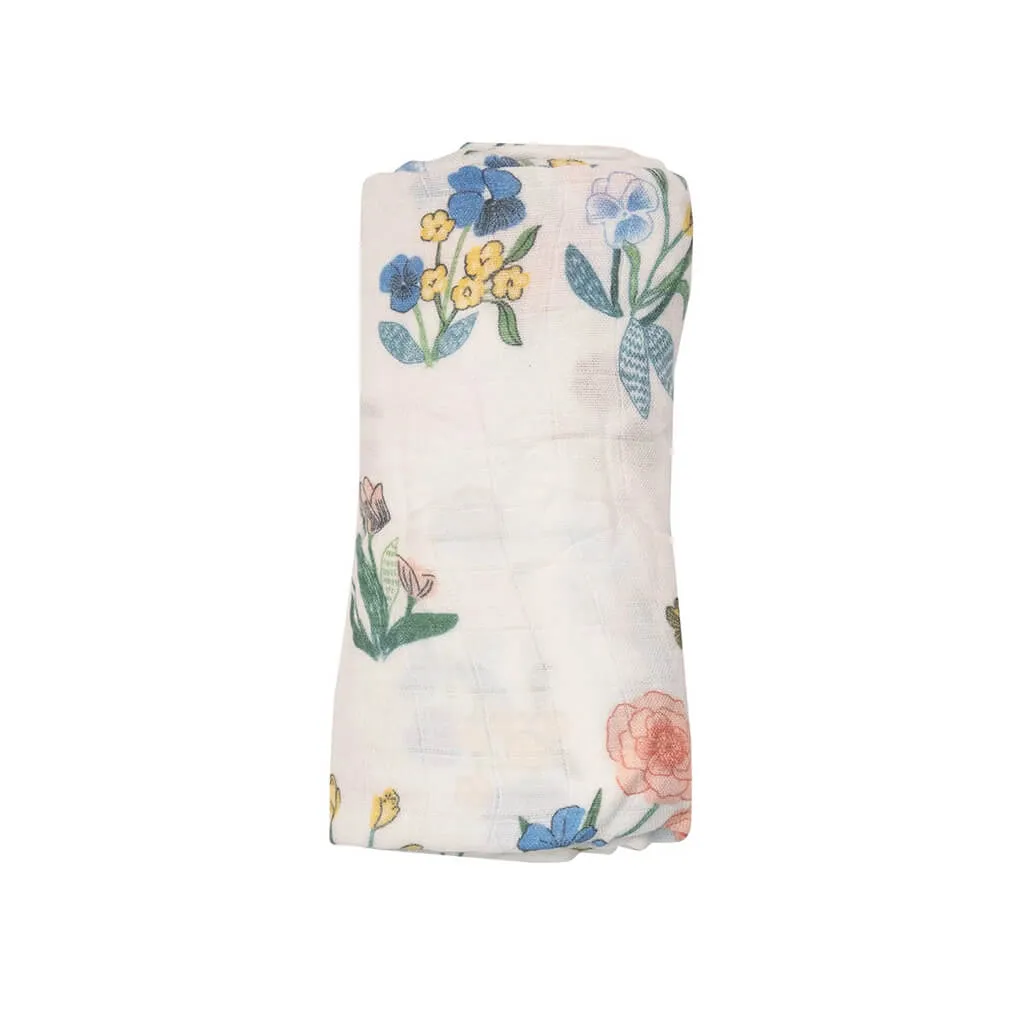 Angel Dear Muslin Swaddle Blanket Urban Floral