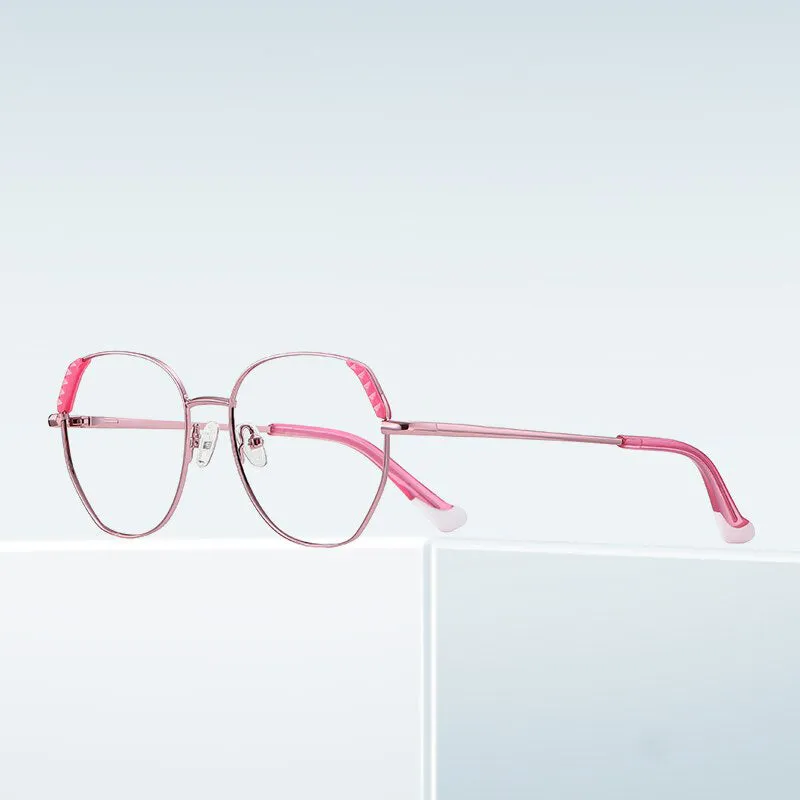 Anti-blue Light Reading Glasses Women Geometry Eyeglasses Frames for Women Blue Light Blocking Glasses Optical Eyewear