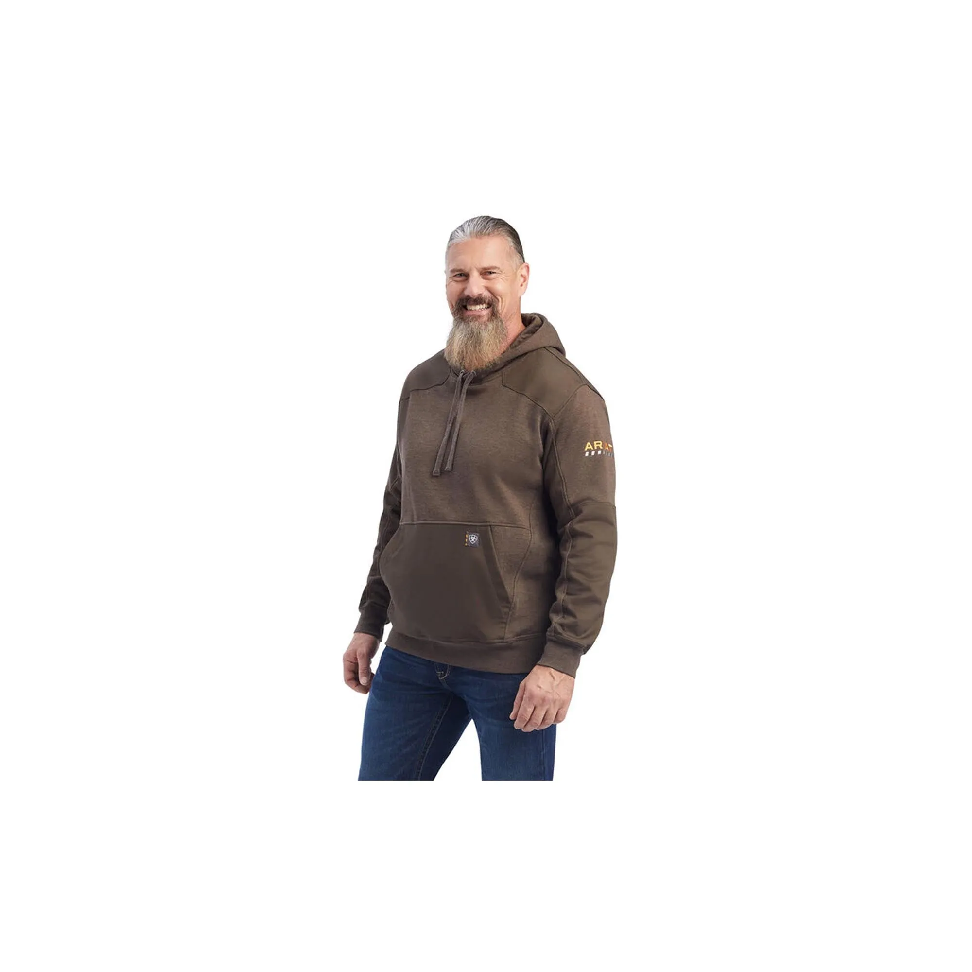 Ariat Rebar Workman DuraCanvas Hoodie Wren Heather