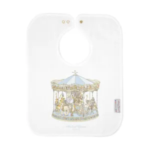 Atelier Choux Large Bib Carousel Blue