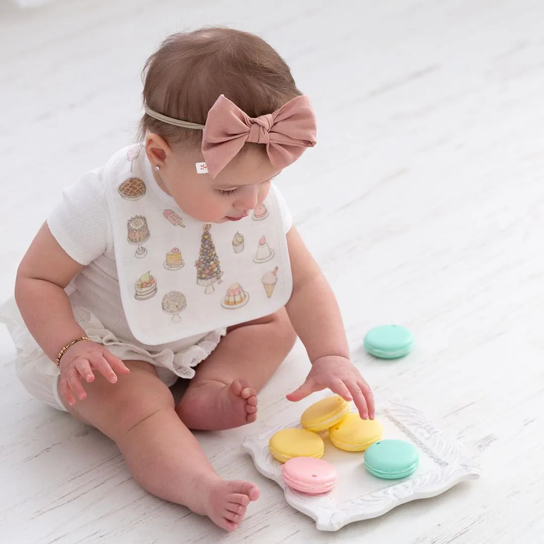 Atelier Choux Small Bib Sweet Pie - Gold Snaps