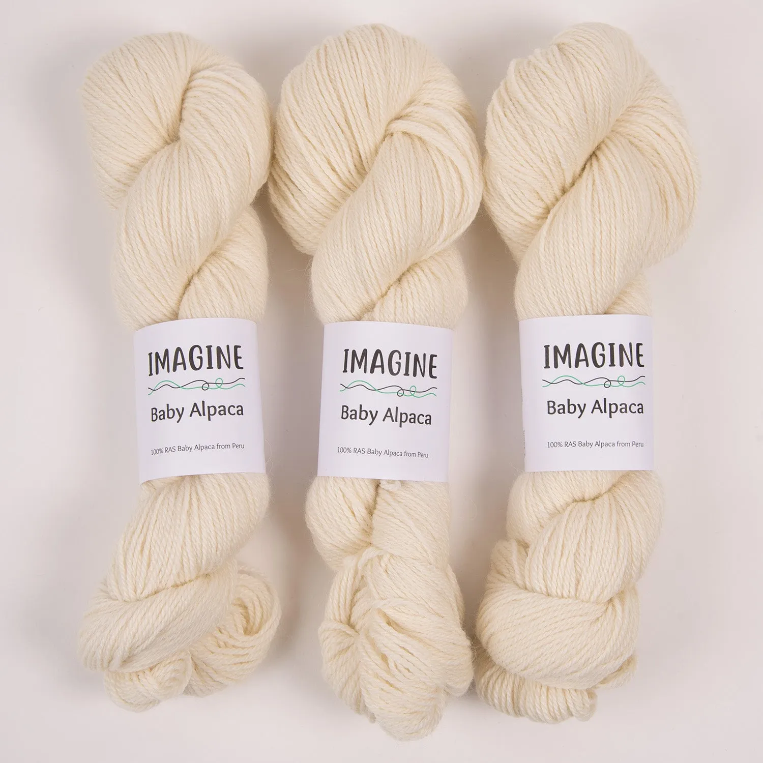 BABY ALPACA - 100 NATURAL WHITE