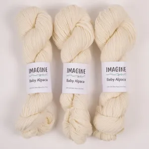 BABY ALPACA - 100 NATURAL WHITE