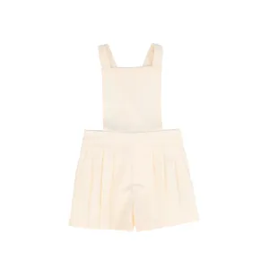 Bace Collection Cream Wool Pleated Overalls