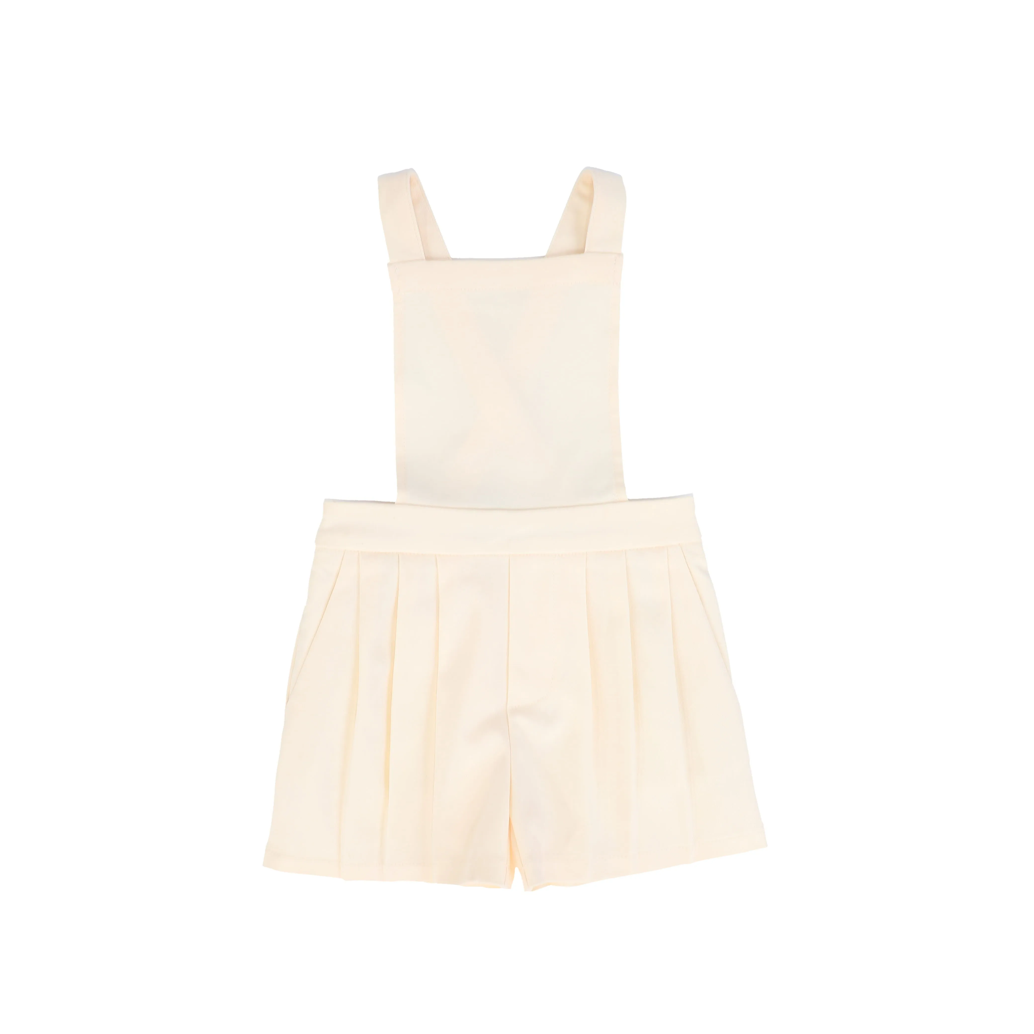 Bace Collection Cream Wool Pleated Overalls