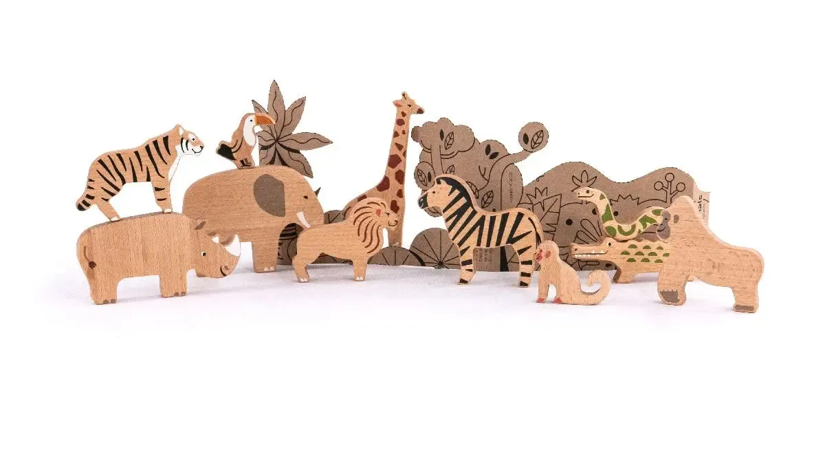 Bajo Toys | Wooden Wild Animals