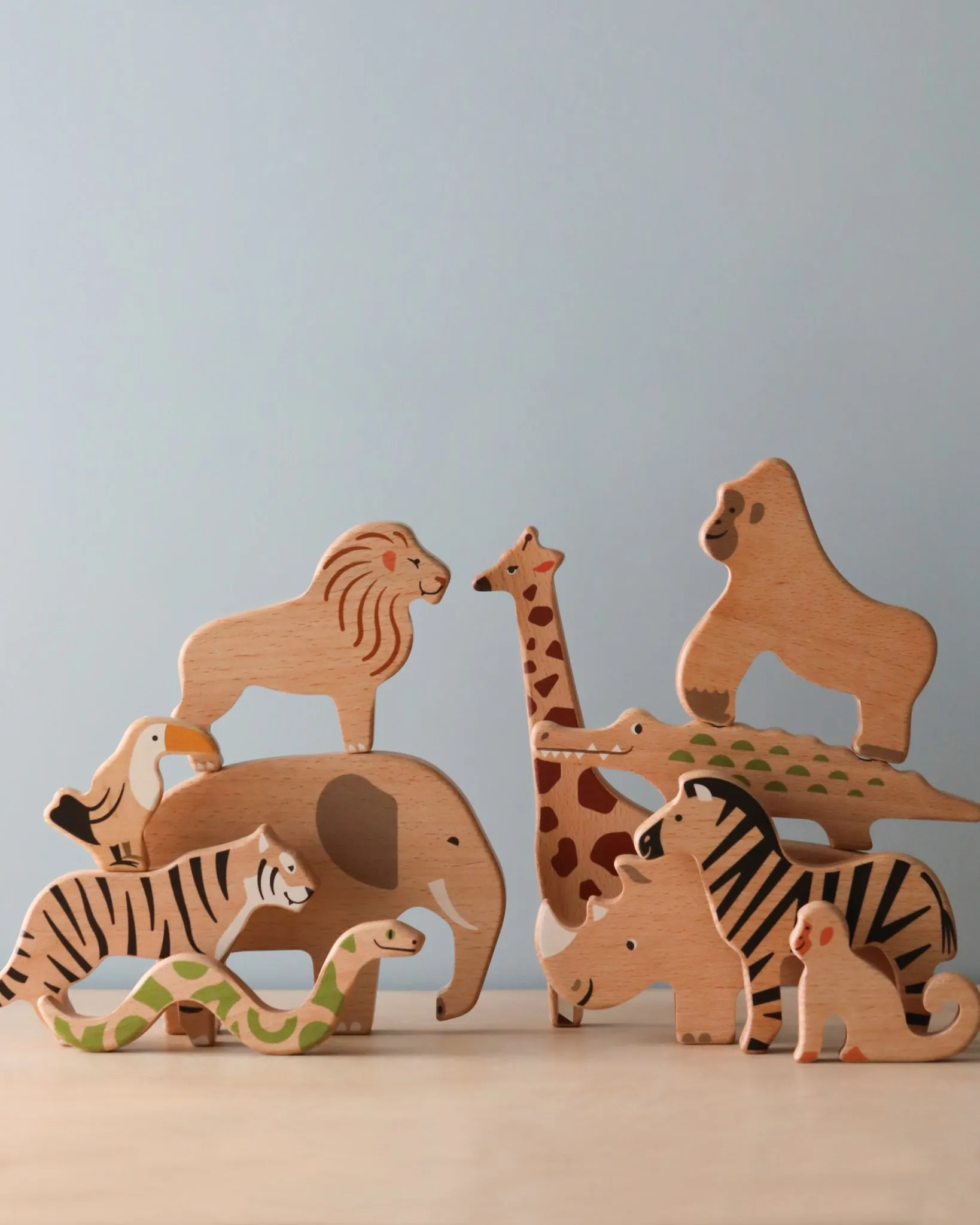 Bajo Toys | Wooden Wild Animals