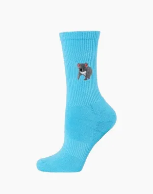 Bamboozld: Womens Koala Zoo Conservation Sock - Sky