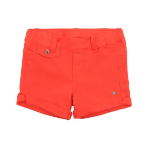 Bebe Archer Woven Short in Red (Size 000-2)