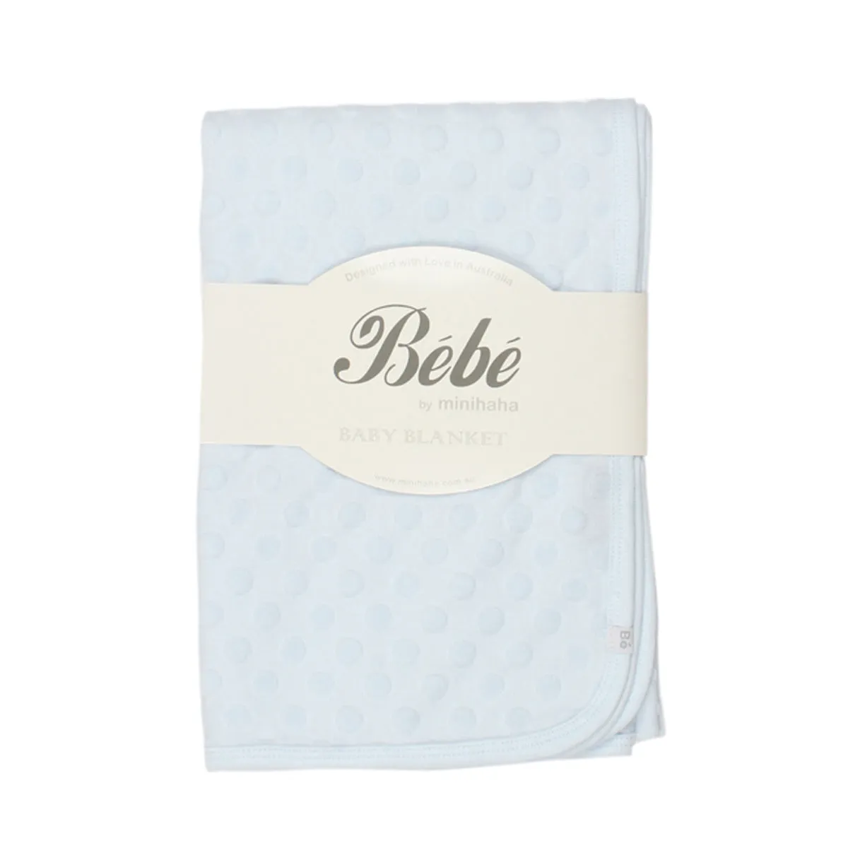 Bebe Spot Layette Bunny Rug in Blue