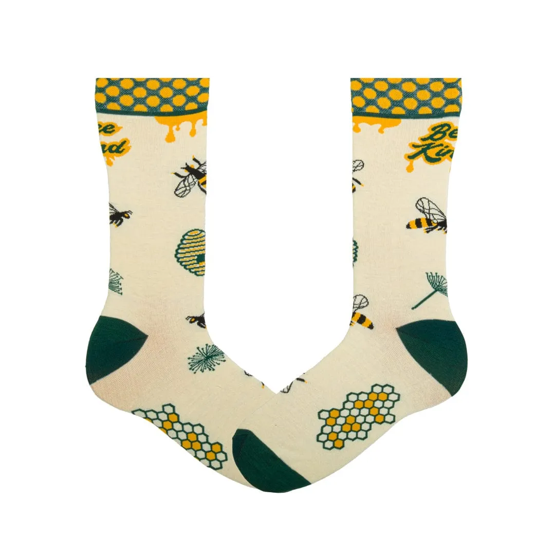 Bee Kind Crew Sock