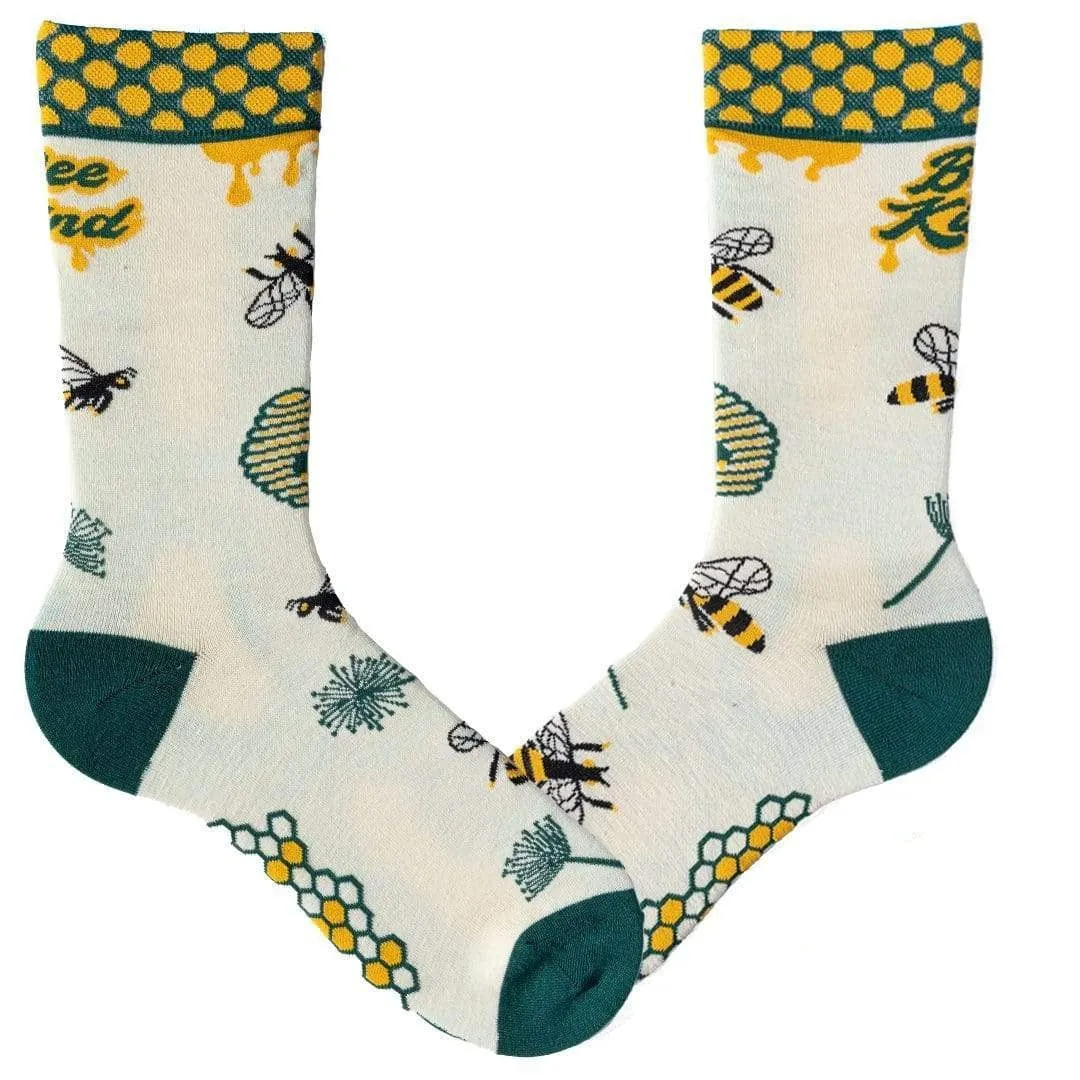 Bee Kind Crew Sock