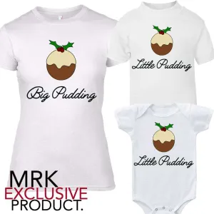 Big Pudding/Little Pudding Matching Tee/Bodysuits (MRK X)