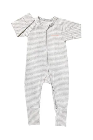 Bonds 2 Way Zip Wondersuit - Luxe Storm Marle & White Stripe