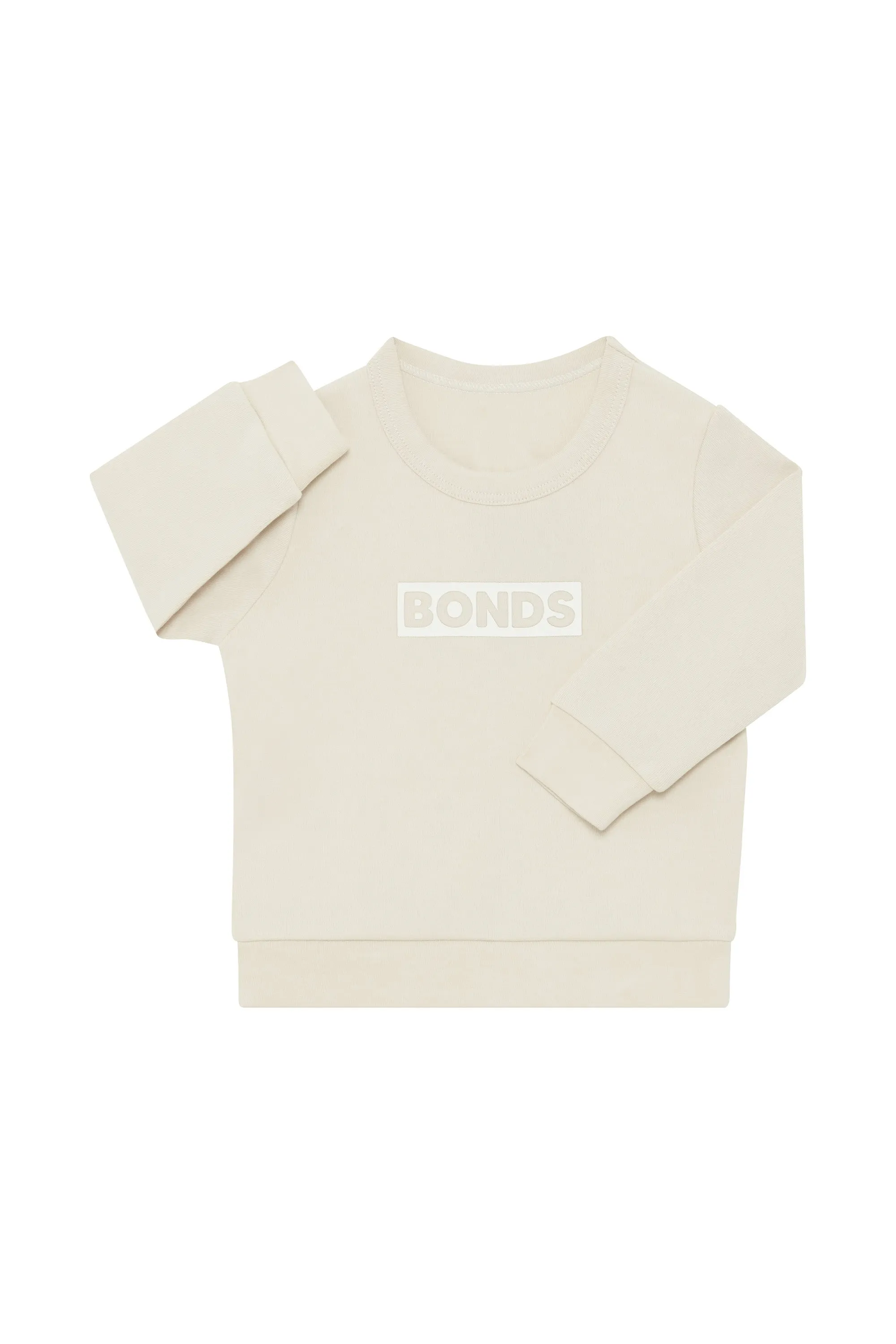 Bonds Tech Sweats Pullover - Sesame Seed