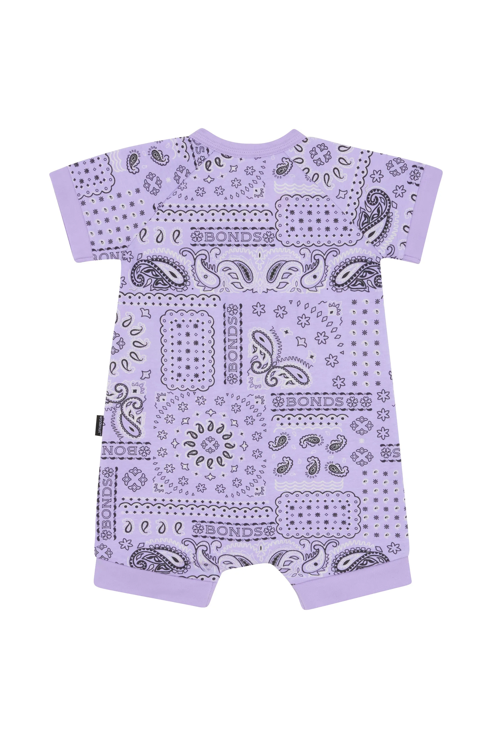 Bonds Zip Romper - Paisley Paradise Lilac