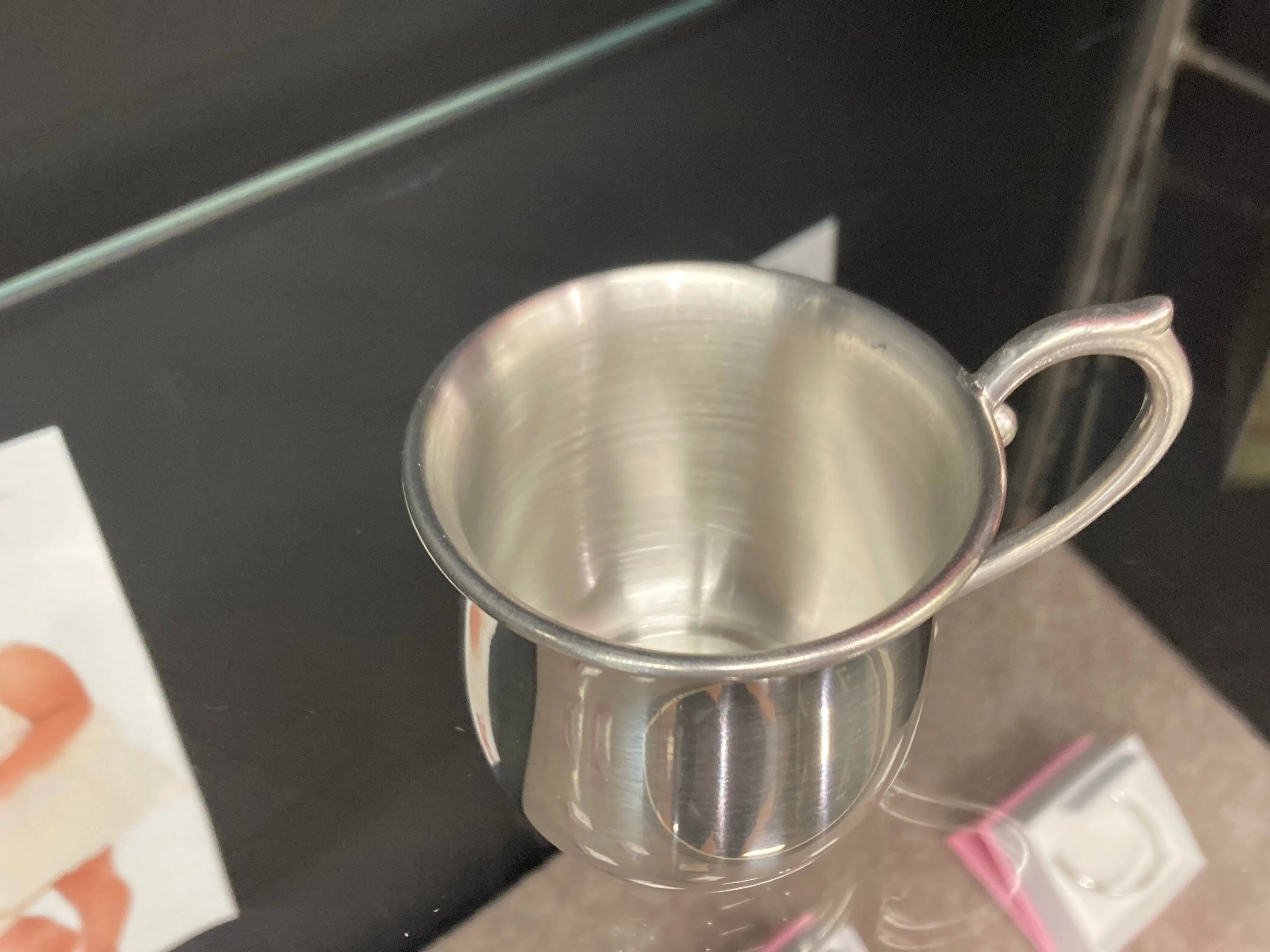 Boston Style Pewter Baby Cup