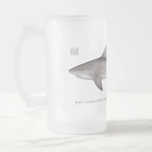 Bull Shark - Frosted Glass Stein