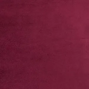 Burgundy Smooth Minky Faux Fur Fabric