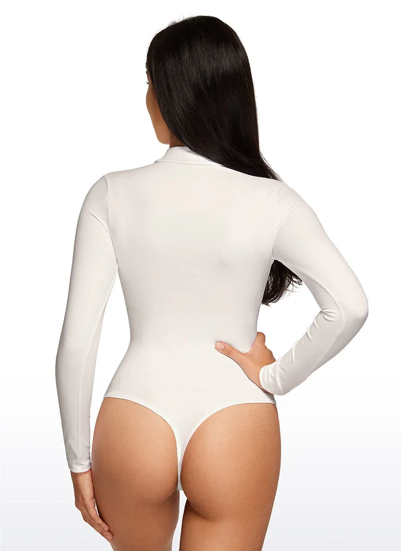 Butterluxe Mock Turtleneck Long Sleeve Bodysuits