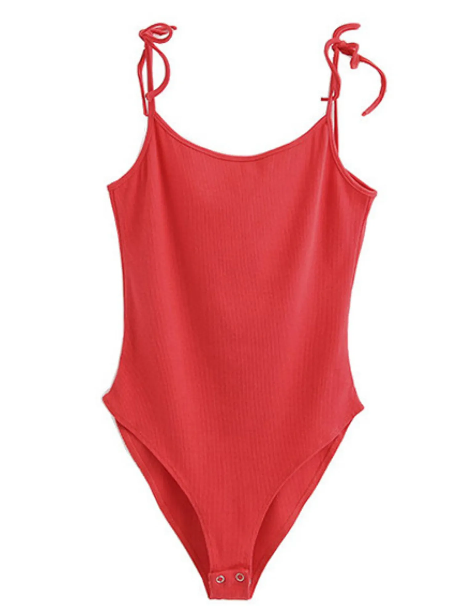 'Chrissey' Tied Strap Bodysuit (4 Colors)