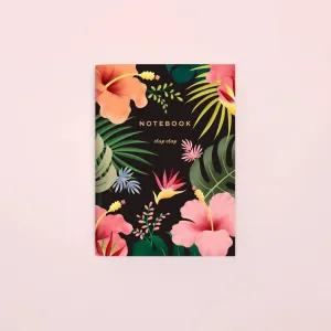 Clap Clap Hawaiian Pocket Notebook in Black - Blank