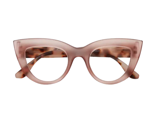 Claudia Reading Glasses Pink Havana