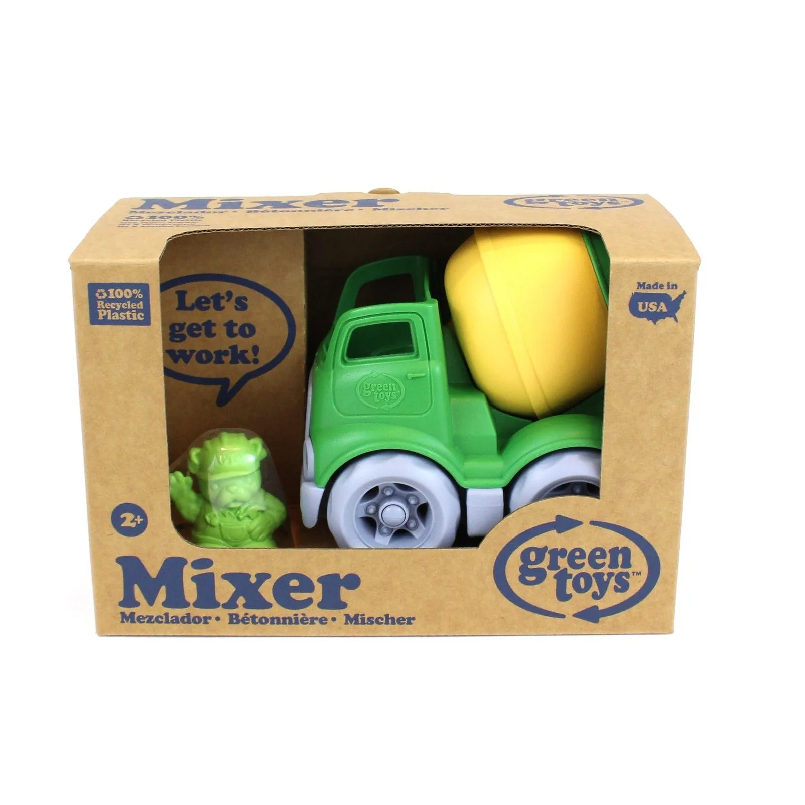 Construction Trucks | Mixer | Green / Yellow