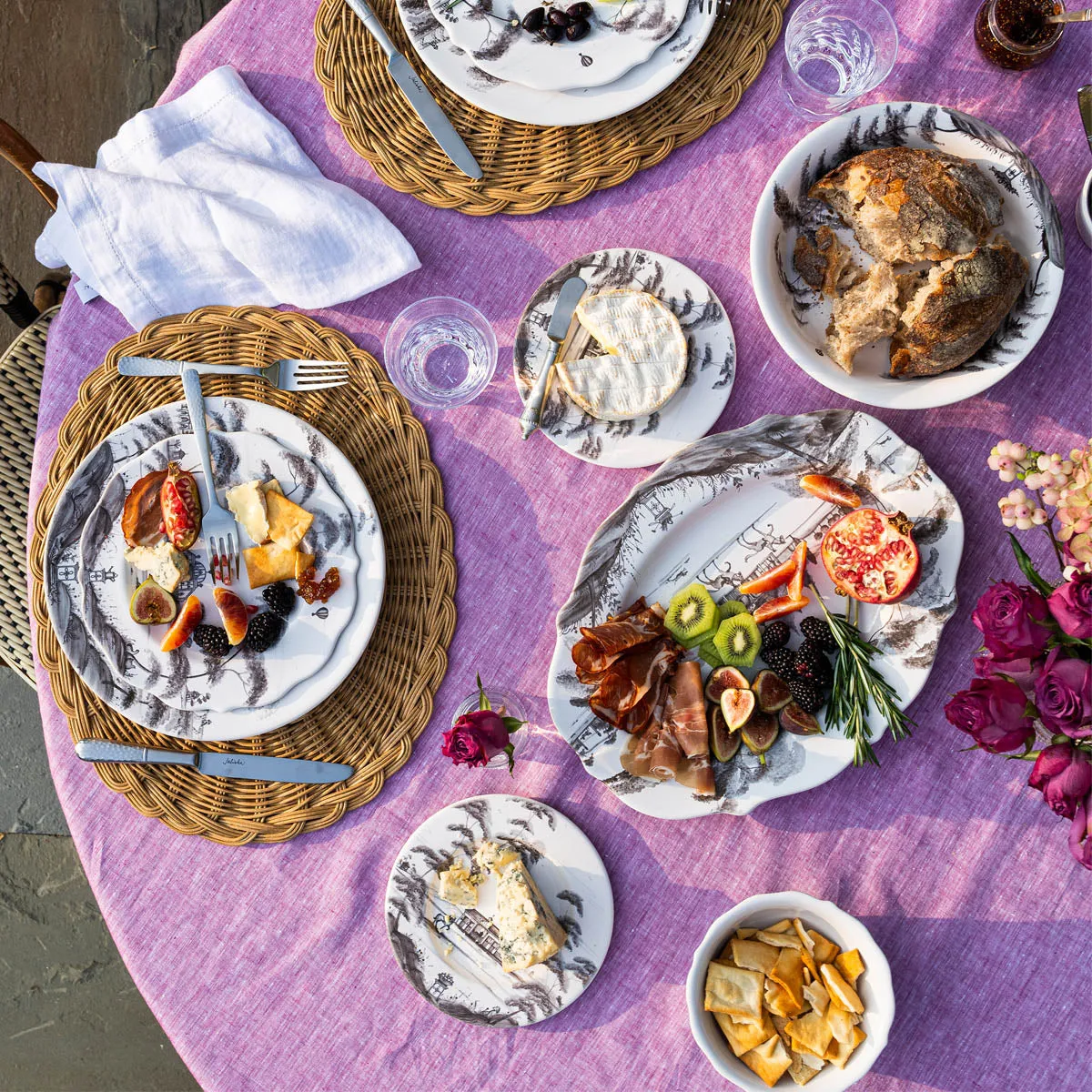 Country Estate Dessert/Salad Plate - Flint Grey