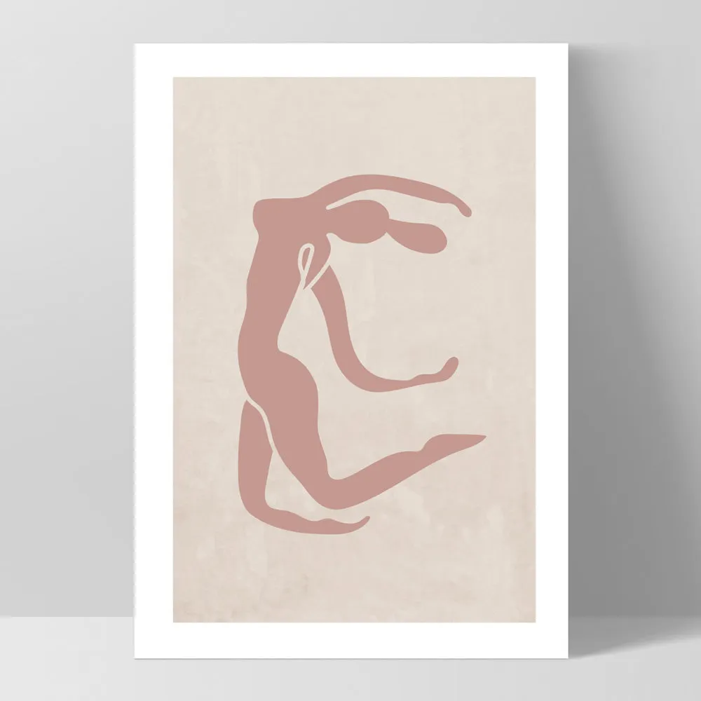 Decoupes La Figure Femme II - Art Print