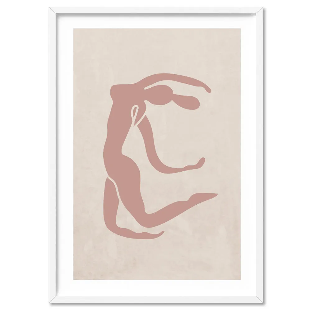 Decoupes La Figure Femme II - Art Print