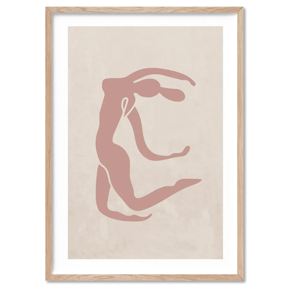 Decoupes La Figure Femme II - Art Print