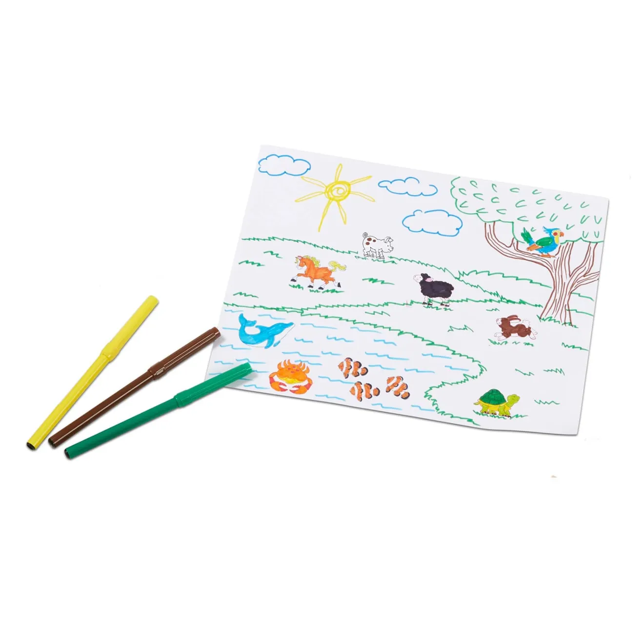 Deluxe Wooden Stamp Set - Animals