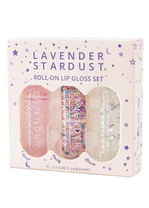 Disco Glitter Lip Gloss Trio Set