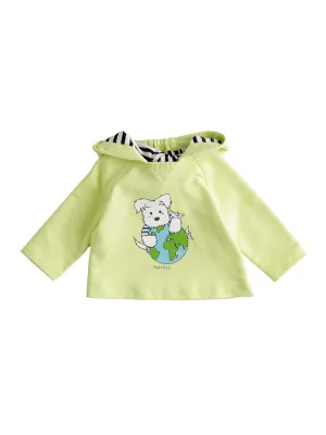 Dog Motif Baby Hoodie