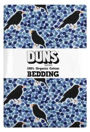 DUNS Bedding - Black Bird Blue