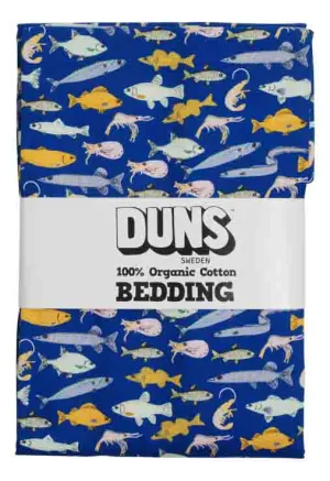 DUNS Bedding - Fish Blue