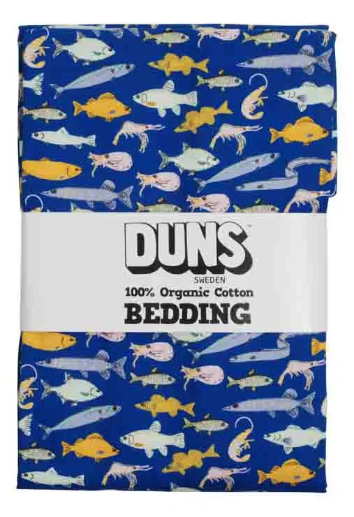 DUNS Bedding - Fish Blue