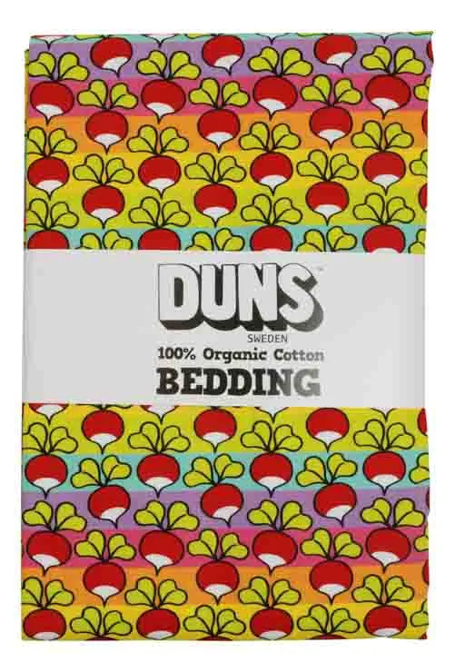 DUNS Bedding - Radish Rainbow Stripe Pastel